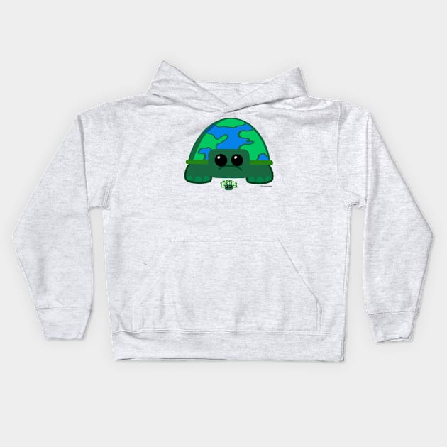 Tortil™ Earth Kids Hoodie by skrbly